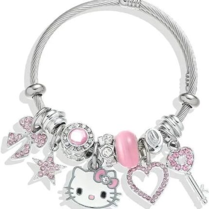 HELLO KITTY CHARMS ROSA