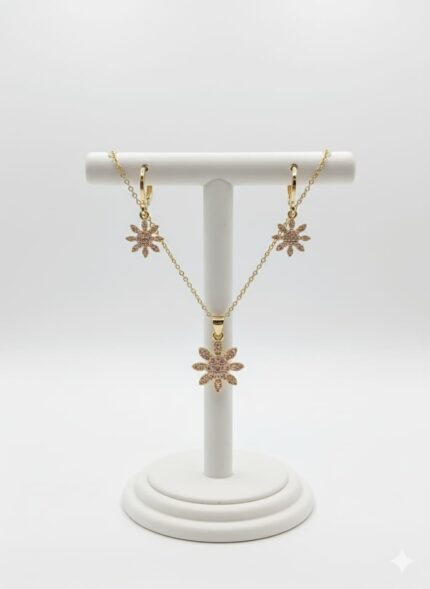CONJUNTO FLOR CON CIRCONES